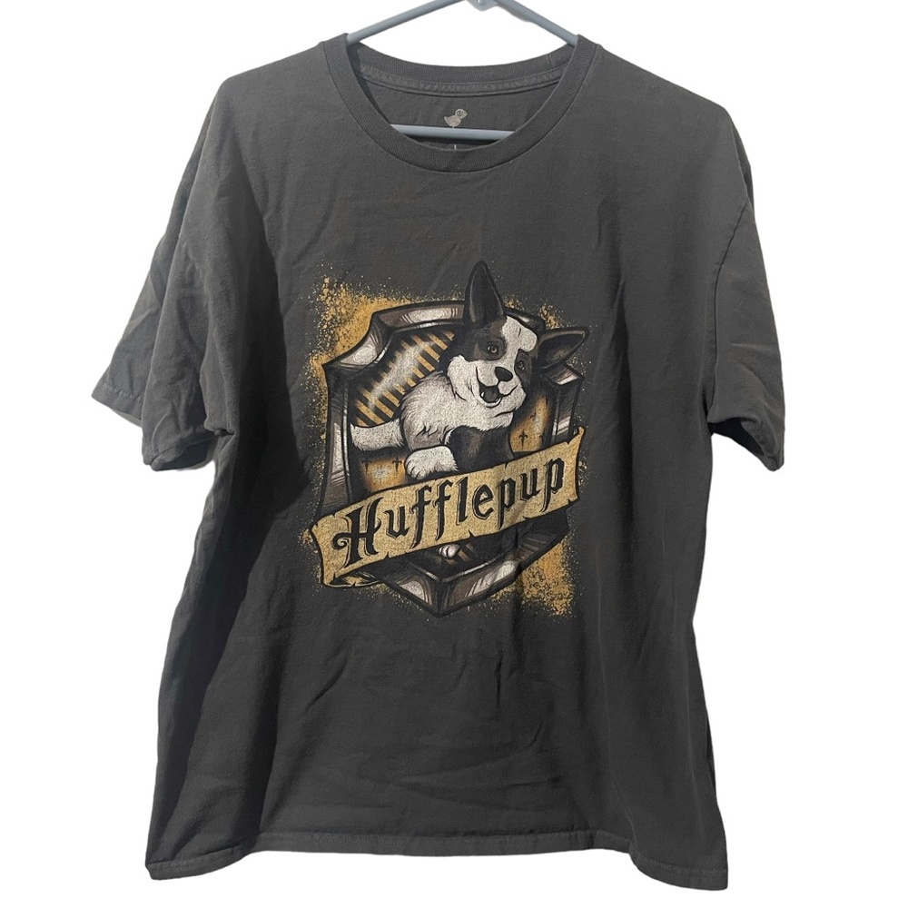 Vintage TeeFury Shirt Men Large Gray Cotton Dog Lightweight Casual Crew Neck Tee